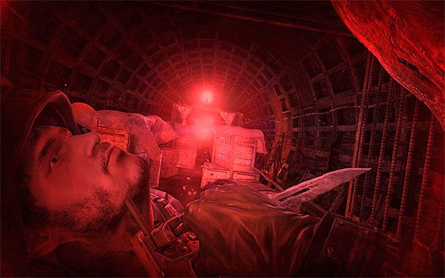 Jeżeli w dalszym ciągu pragniesz zachować czyste konto to podbiegaj do kolejnych wrogów, tak by ogłuszać ich w walce wręcz - Dogoń pociąg i znajdź Cienia | Rozdział 22 - Pościg | Solucja Metro Last Light - Metro: Last Light - poradnik do gry