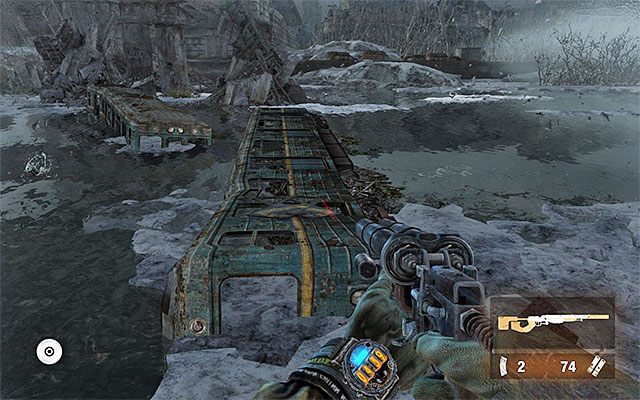 Radzę szybko opuścić to miejsce, bo nad okolicą zaczął latać nowy demon - Dotrzyj do Polis i zamelduj o tym, czego dowiedziałeś się o Czerwonych | Rozdział 23 - Przejście - Metro: Last Light - poradnik do gry