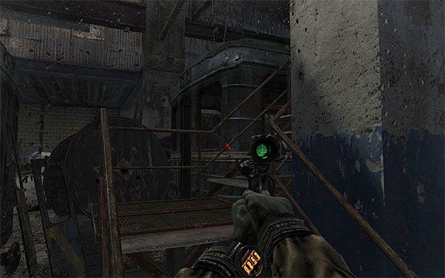 Wyjdź ostrożnie z wagonu - Poznaj plany żołnierzy Czerwonej Linii | Rozdział 25 - Zajezdnia - Metro: Last Light - poradnik do gry