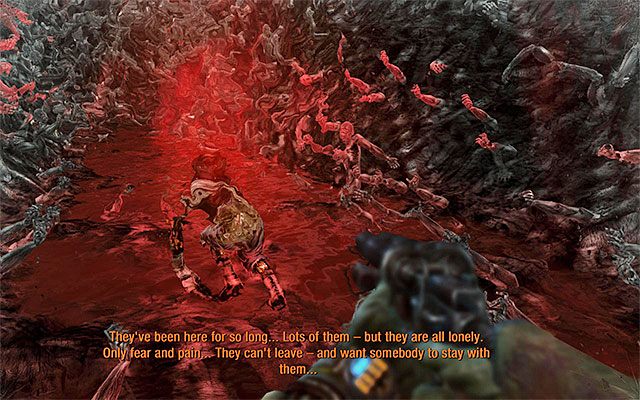 Podążaj cały czas za Cieniem, uważając jedynie na to żeby nie stracić stabilnego gruntu pod nogami - Dotrzyj do latarni stalkerów | Rozdział 27 - Plac Czerwony | Metro Last Light - Metro: Last Light - poradnik do gry