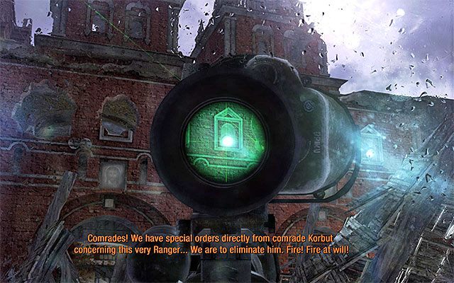 Zacznij od zbadania kilku nowych ciał z okolicy - Dotrzyj do latarni stalkerów | Rozdział 27 - Plac Czerwony | Metro Last Light - Metro: Last Light - poradnik do gry