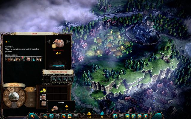 Po wzniesieniu tego budynku należy wynająć pierwsze oddziały - Jak zacząć? | Eador Władcy rozdartego świata - Eador: Władcy rozdartego świata - poradnik do gry