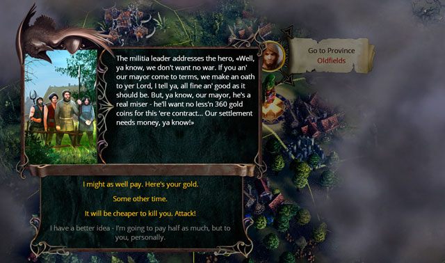 Następne prowincje należy podbijać tak długo, na ile tylko starczy nam wojska i broni dla herosa - Jak zacząć? | Eador Władcy rozdartego świata - Eador: Władcy rozdartego świata - poradnik do gry