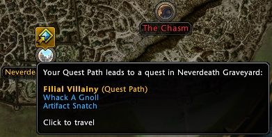 1 - Okno mapy i oznaczenia | Podstawy rozgrywki i eksploracja w Neverwinter - Neverwinter - poradnik do gry