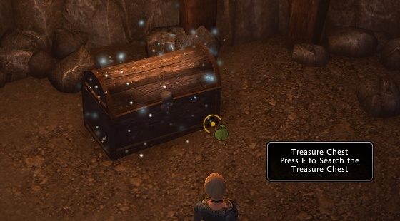 Poza skrzyniami skarbów oraz obiektami, które zawierają przedmioty wymagane w zadaniu istnieją inne pojemniki z wartościową zawartością zwane Skill Check (sprawdzacze umiejętności), w Neverwinter niestety te pojemniki nie dzielą się dla graczy - Eksploracja świata w Neverwinter | Podstawy rozgrywki i eksploracja - Neverwinter - poradnik do gry