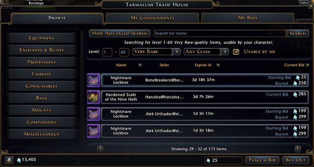 1 - Dom Aukcyjny (Auction House) w Neverwinter | Wyposażenie - Neverwinter - poradnik do gry