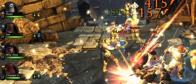 Jeśli jesteś liderem grupy możesz kliknąć prawym przyciskiem myszki na swoim portrecie i ustawić sposób rozdawania wartościowych przedmiotów (Set loot mode) oraz określić, co robić z osobami, które chcą dołączyć do grupy (Set request mode): akceptować (Accept Them), odrzucać (Deny Them), pytać za ka - Drużyny w Neverwinter | Gildie, grupy i znajomi - Neverwinter - poradnik do gry