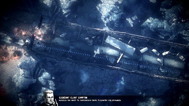 Przy dotarciu na most będziesz zmuszony ograniczyć konwój do maksymalnie czterech jednostek - MISJA 07 - Zabłąkane umysły | Opis przejścia | Anomaly 2 - Anomaly 2 - poradnik do gry