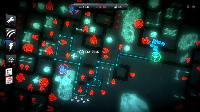 Kierując się w stronę wież, zawsze pamiętaj o zebraniu pobliskich złóż Carusaurum - MISJA 14 - Piekło-niebo | Opis przejścia | Anomaly 2 - Anomaly 2 - poradnik do gry