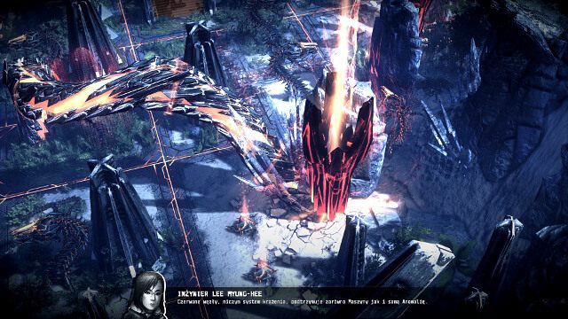 By zniszczyć Anomalię należy zniszczyć sześć czerwonych wież zaznaczonych kółkiem na mapie taktycznej - MISJA 14 - Piekło-niebo | Opis przejścia | Anomaly 2 - Anomaly 2 - poradnik do gry