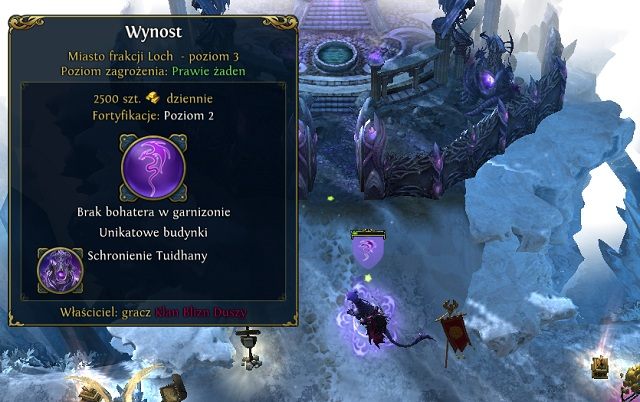 Kolejny nasz cel znajduje się na powierzchni - jest to miasto Wynost (M2, 3) - Czystka | 2 - Zew Malassy - zadania główne | Heroes VI - Cienie Mroku - Might & Magic: Heroes VI - Cienie Mroku - poradnik do gry