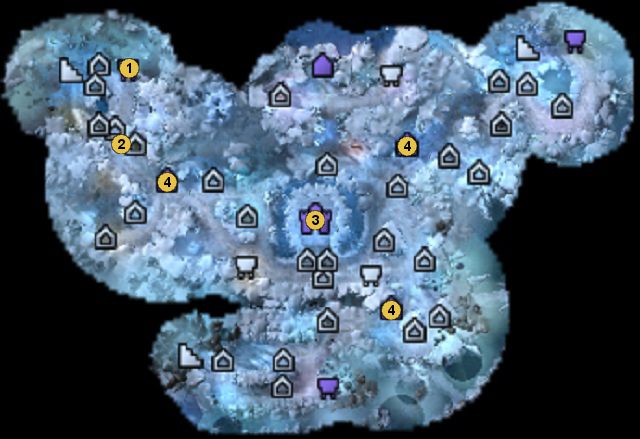 1 - tartak (Nadchodzi Zima) - Mapa 2 - powierzchnia, zadania | 2 - Zew Malassy - mapy - Might & Magic: Heroes VI - Cienie Mroku - poradnik do gry