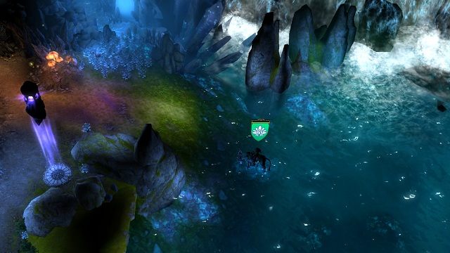 Gdy będziemy gotowi do wymarszu możemy skierować się na wschód - Poszukiwacze Zaginionej Łzy (2/2) | 3 - Misja Nieznanej Łzy - zadania główne - Might & Magic: Heroes VI - Cienie Mroku - poradnik do gry