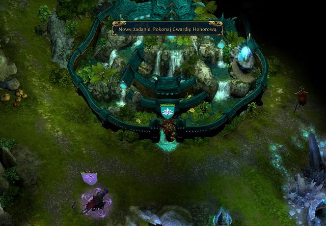 Wypełnienie poprzedniego zadania (Poszukiwacze Zaginionej Łzy) otworzyło wrota (M2, 7), przez co będziemy teraz nieustannie nękani atakami herosów Gwardii Honorowej - Za Krew i Honor | 3 - Misja Nieznanej Łzy - zadania główne - Might & Magic: Heroes VI - Cienie Mroku - poradnik do gry