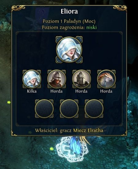 Mniej-więcej w połowie drogi zostaniemy napadnięci przez bohatera Przystani należącego do frakcji Miecz Elratha - jest to zapowiedź nadchodzących kłopotów - W zaciszu Biblioteki (1/2) | 4 - Zagłada, Która Dotknęła Konos - zadania główne - Might & Magic: Heroes VI - Cienie Mroku - poradnik do gry