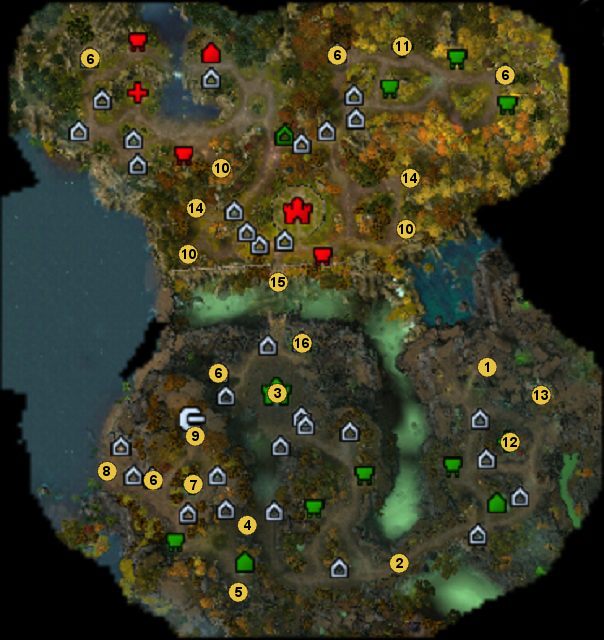 1 - lokacja startowa - Mapa 1 - zadania | 1 - Samolubny Wyznawca Światła - mapy - Might & Magic: Heroes VI - Cienie Mroku - poradnik do gry