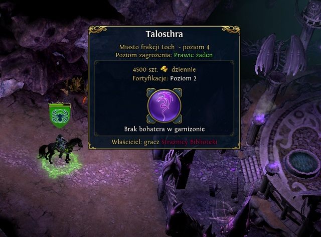 Eksplorację podziemi rozpoczynamy w lokacji (M3, 1) - Wrota Biblioteki | 2 - Ulotna nadzieja - zadania główne - Might & Magic: Heroes VI - Cienie Mroku - poradnik do gry