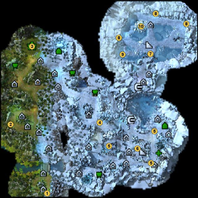 1 - lokacja startowa - Mapa 1 - powierzchnia, zadania | 2 - Ulotna nadzieja - mapy - Might & Magic: Heroes VI - Cienie Mroku - poradnik do gry