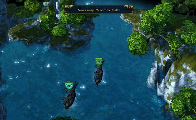 Zadanie to jest dostępne od samego początku misji - W obronie Matki | 3 - Całun Minionego Świata - zadania główne - Might & Magic: Heroes VI - Cienie Mroku - poradnik do gry