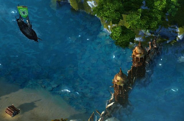 Niestety okazuje się, że naszą drogę zablokuje kolejna brama (M1, 4) - Pirackie Forty | 3 - Całun Minionego Świata - zadania główne - Might & Magic: Heroes VI - Cienie Mroku - poradnik do gry