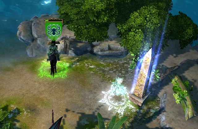 Po wyruszeniu na wody zatoki natrafimy na bohatera piratów - Nalani - Pirackie Forty | 3 - Całun Minionego Świata - zadania główne - Might & Magic: Heroes VI - Cienie Mroku - poradnik do gry