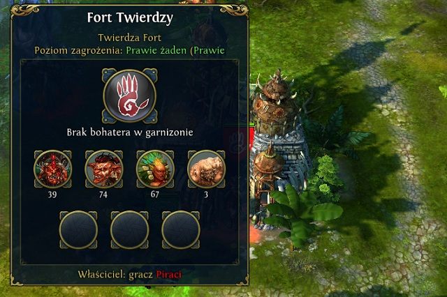 Znajdziemy się na centralnej wyspie - Pirackie Forty | 3 - Całun Minionego Świata - zadania główne - Might & Magic: Heroes VI - Cienie Mroku - poradnik do gry