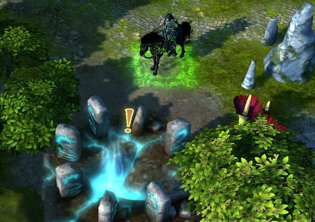 Zadanie to otrzymamy po odwiedzeniu smoczego źródła (M1, 7) znajdującego się obok centralnego fortu - Smocze Okręty | 3 - Całun Minionego Świata - zadania dodatkowe - Might & Magic: Heroes VI - Cienie Mroku - poradnik do gry