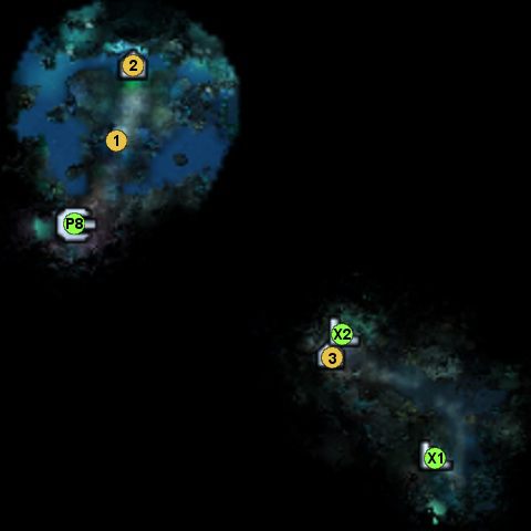 1 - duch Craga Hacka (Pirackie Złoto) - Mapa 5 - podziemia | 3 - Całun Minionego Świata - mapy - Might & Magic: Heroes VI - Cienie Mroku - poradnik do gry