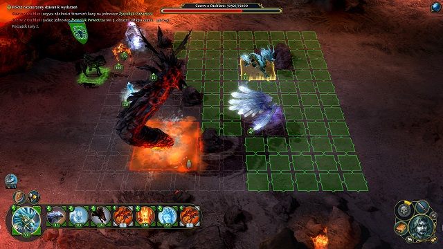Po wytrzymaniu 15 tur walki wrócimy na mapę świata i otrzymamy nowe zadanie - pokonać Czerwia z Otchłani (M1, 18) - Królestwo Ziemi | 4 - Sen, który nie był tylko snem - zadania główne - Might & Magic: Heroes VI - Cienie Mroku - poradnik do gry
