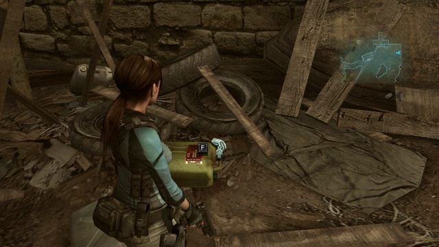 Po jego zbadaniu podnieś amunicję do pistoletu leżącą kawałek dalej - W głębiny - część II | Epizod 1 | Resident Evil Revelations - Resident Evil: Revelations - poradnik do gry