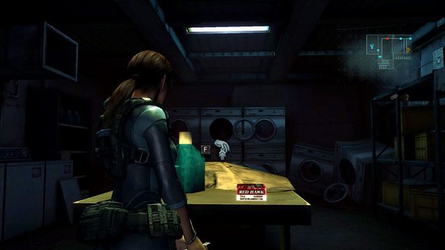 Możesz teraz wrócić do miejsca, gdzie widziałeś związanego mężczyznę i spróbować go uwolnić - W głębiny - część III | Epizod 1 | Resident Evil Revelations - Resident Evil: Revelations - poradnik do gry