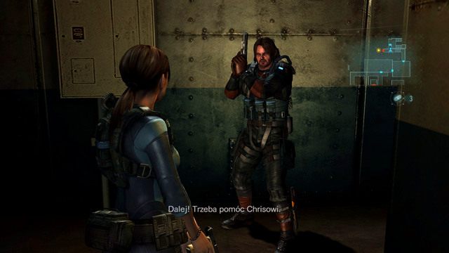 Podczas marszu może się okazać, że nie masz wystarczającej ilości naboi, by zabić zombie - W głębiny - część III | Epizod 1 | Resident Evil Revelations - Resident Evil: Revelations - poradnik do gry