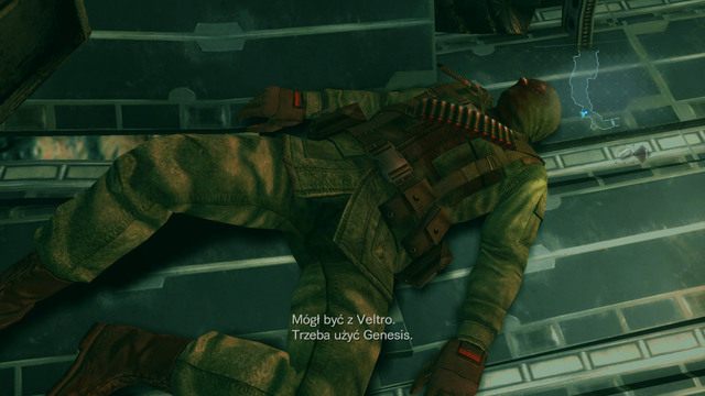 W kokpicie znajdziesz ciało pilota, które musisz zbadać za pomocą Genesis - Podwójna zagadka - część I | Epizod 2 | Resident Evil Revelations - Resident Evil: Revelations - poradnik do gry