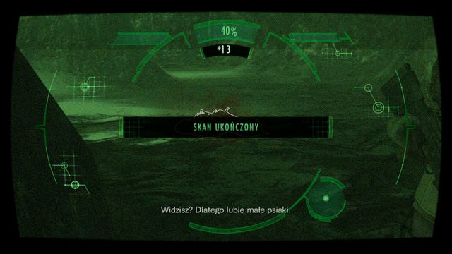 Ciała wilków znikają zaraz po śmierci, wiec najlepiej przeskanować wrogów jak jeszcze żyją lub zaraz po oddaniu śmiertelnego strzału - Podwójna zagadka - część I | Epizod 2 | Resident Evil Revelations - Resident Evil: Revelations - poradnik do gry