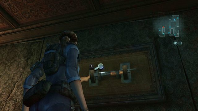 W środku znajdziesz amunicję oraz wiszącą na ścianie strzelbę - Podwójna zagadka - część II | Epizod 2 | Resident Evil Revelations - Resident Evil: Revelations - poradnik do gry