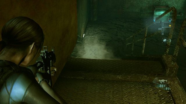 Dalsza droga zaprowadzi cię do kolejnego zalanego sektora, gdzie możesz zostać zaatakowany przez zmutowane ryby - Ujawnione Sekrety - część II | Epizod 5 | Resident Evil Revelations - Resident Evil: Revelations - poradnik do gry