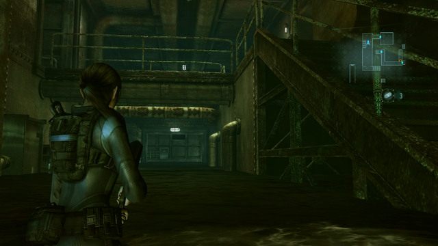 Gdy zabierzesz już wszystko, wróć do zalanego korytarza i udaj się w lewo - Ujawnione Sekrety - część II | Epizod 5 | Resident Evil Revelations - Resident Evil: Revelations - poradnik do gry
