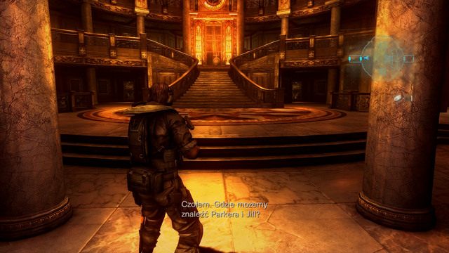 Musisz stamtąd przedostać się do dużego hallu z zegarem, gdzie dowiesz się, że Jill i Parker prawdopodobnie przebywają w zęzie - Kot i Mysz - część I | Epizod 6 | Resident Evil Revelations - Resident Evil: Revelations - poradnik do gry