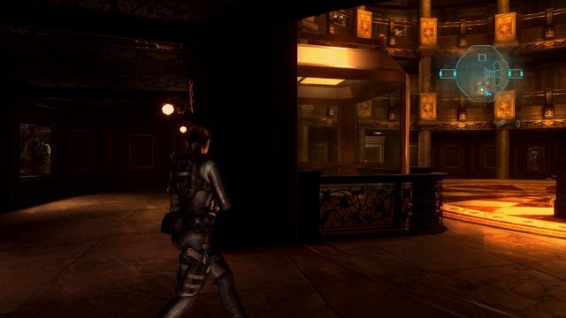 Po walce kieruj się przed siebie, aż do dużego oświetlonego hallu - Kot i Mysz - część II | Epizod 6 | Resident Evil Revelations - Resident Evil: Revelations - poradnik do gry