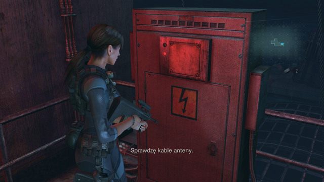 Na pokładzie znajduje się też panel kontrolny, który musisz uruchomić przechodząc poznaną wcześniej mini-gierkę - Kot i Mysz - część II | Epizod 6 | Resident Evil Revelations - Resident Evil: Revelations - poradnik do gry