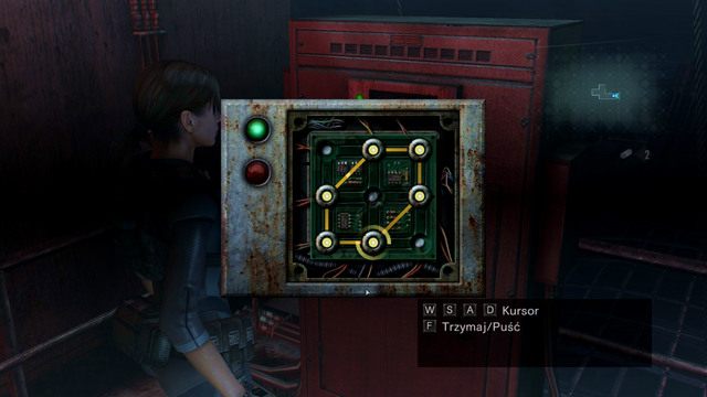 Teraz wystarczy, że ułożysz przedstawioną na screenie figurę, a uruchomisz anteny - Kot i Mysz - część II | Epizod 6 | Resident Evil Revelations - Resident Evil: Revelations - poradnik do gry