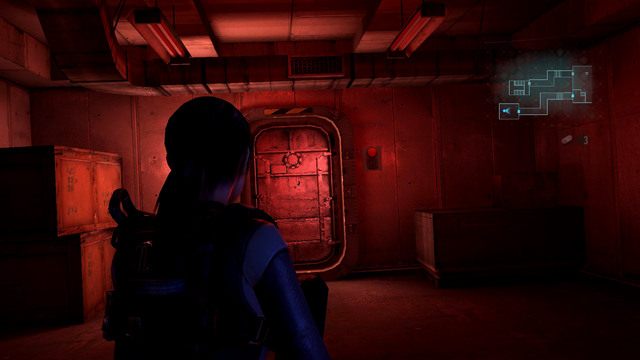 Jak tylko spróbujesz podejść do drzwi, pomieszczeni zostanie zalane - Wszystko albo nic - część I | Epizod 8 | Resident Evil Revelations - Resident Evil: Revelations - poradnik do gry