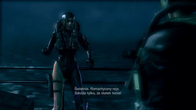 Ta część epizodu zakończy się po dopłynięciu do okrętu - Wszystko albo nic - część II | Epizod 8 | Resident Evil Revelations - Resident Evil: Revelations - poradnik do gry