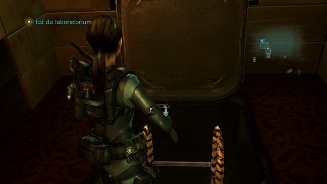 Na początku zeskocz w miejscu gdzie stoi drabina i idź/płyń cały czas prosto, aż do dużego pomieszczenia z niedziałającą winą - Wszystko albo nic - część III | Epizod 8 | Resident Evil Revelations - Resident Evil: Revelations - poradnik do gry