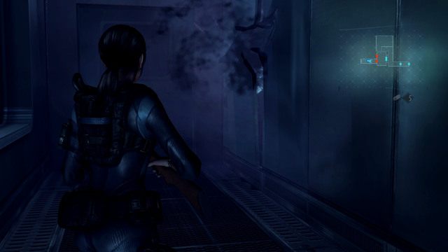 Chwilę później zza ściany wyjdzie nowy rodzaj mutanta - Wszystko albo nic - część III | Epizod 8 | Resident Evil Revelations - Resident Evil: Revelations - poradnik do gry