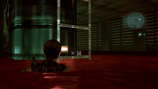 Po wynurzeniu się odszukaj drabinę, a następnie wdrap się po niej na górę - Bez wyjścia - cześć II | Epizod 9 | Resident Evil Revelations - Resident Evil: Revelations - poradnik do gry