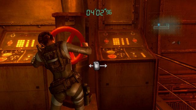 Biegnij wtedy jak najszybciej przed siebie, aż natkniesz się na mutanta z tarczą - Splątane sieci - część II | Epizod 10 | Resident Evil Revelations - Resident Evil: Revelations - poradnik do gry