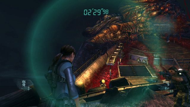 Trafiaj nimi w macki bestii, a zdążysz zakończyć starcie przed upływem dostępnego czasu - Objawienia - część I | Epizod 11 | Resident Evil Revelations - Resident Evil: Revelations - poradnik do gry