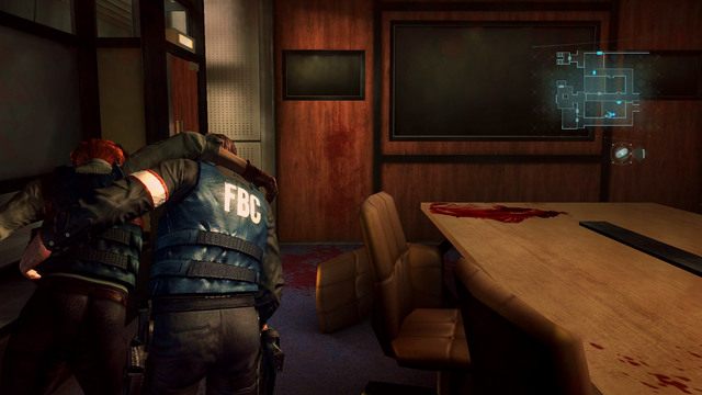 Idąc dalej przed siebie, zabijaj kolejnych napotkanych wrogów, aż zobaczysz następne drzwi po lewej - Objawienia - część II | Epizod 11 | Resident Evil Revelations - Resident Evil: Revelations - poradnik do gry