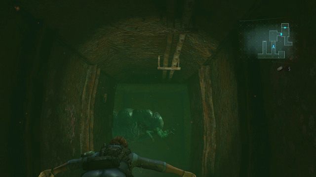 Podnieś szybko naboje i płyń dalej przez drzwi po lewej - Królowa nie żyje - część I | Epizod 12 | Resident Evil Revelations - Resident Evil: Revelations - poradnik do gry